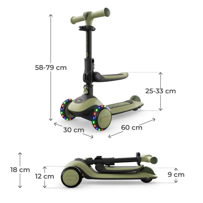 Самокат Kinderkraft Halley 2 Grassland Green (KRHALL02GRE0000) (5902533930180) изображение 8