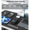 Батарея универсальная Choetech 20000mAh, PD/130W, QC, AFC , TFT, pass-through charging (B815C) изображение 6