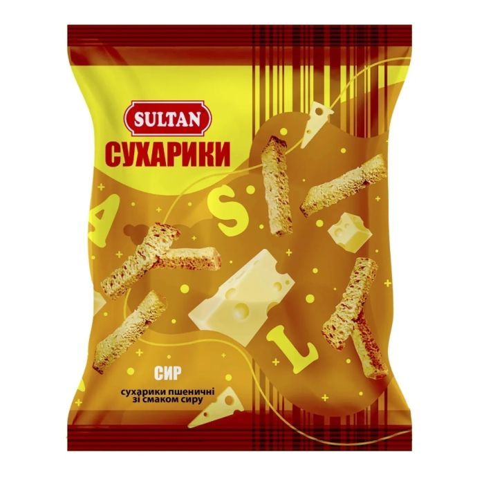 Сухарики Sultan со вкусом сыра 90 г (slt.51059)