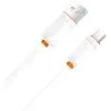 Дата кабель USB 2.0 AM to USB-C 1.0m 3A white XO (NB302-AC.white) изображение 2