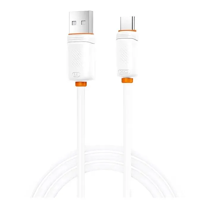 Дата кабель USB 2.0 AM to USB-C 1.0m 3A white XO (NB302-AC.white) изображение 3