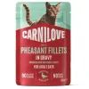 Влажный корм для кошек Carnilove Gravy Pheasant with Raspberry Leaves 85 г (8595602584666)