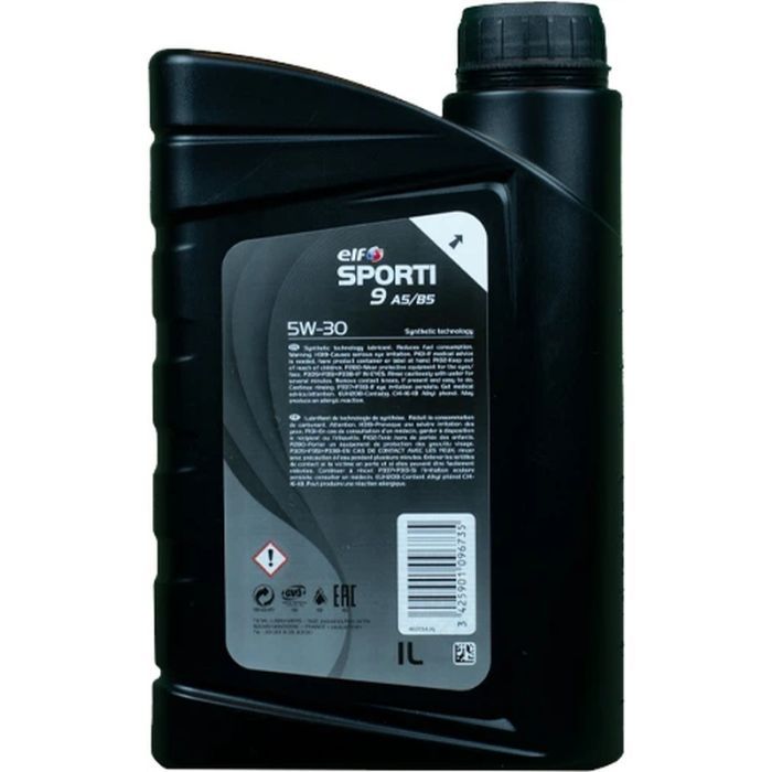 Моторное масло ELF SPORTI 9 A5/B5 5W-30 1л (214256) изображение 2