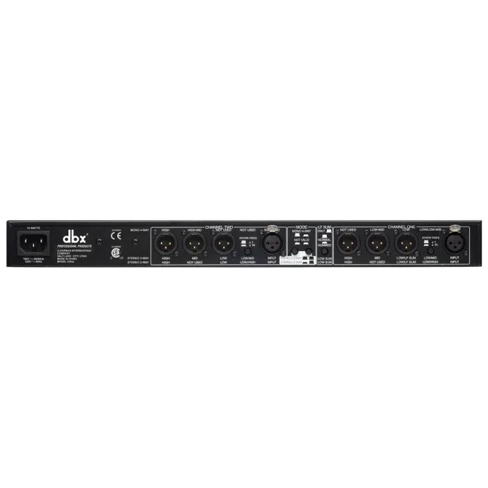 Аудіо кросовер dbx 234xs (DBX234XSV-EU) зображення 2