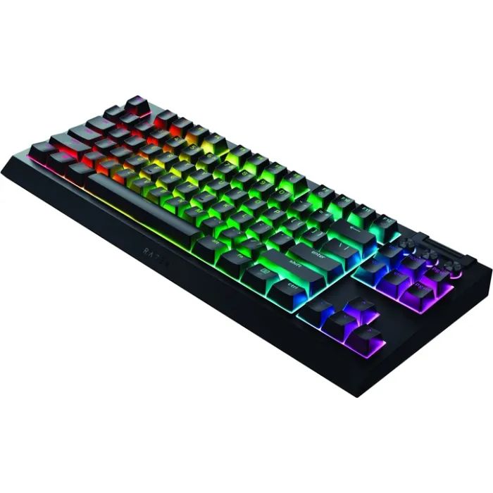 Клавиатура Razer BlackWidow V4 TKL Hyperspeed RGB Wireless/Bluetooth/USB UA Black (RZ03-05480100-R3M1) изображение 2