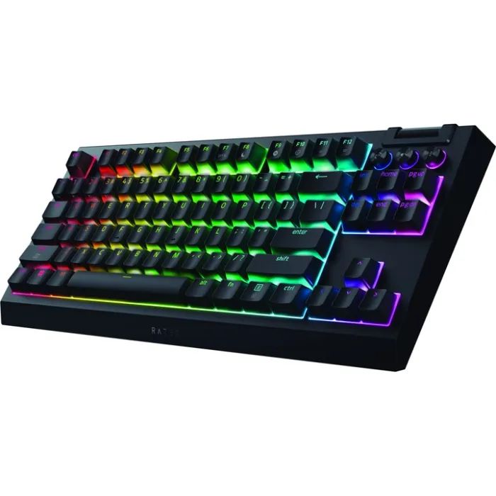 Клавиатура Razer BlackWidow V4 TKL Hyperspeed RGB Wireless/Bluetooth/USB UA Black (RZ03-05480100-R3M1) изображение 5
