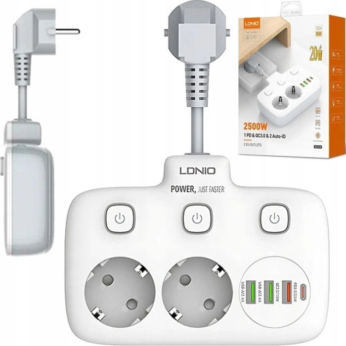 Сетевой фильтр питания LDNIO SE2435 изображение 6
