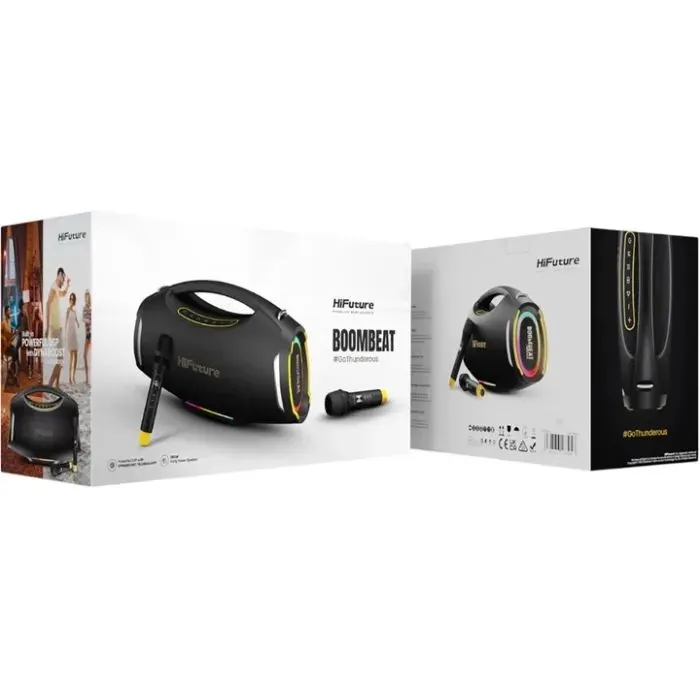 Акустическая система HiFuture BoomBeat Black (boombeat.black) изображение 2