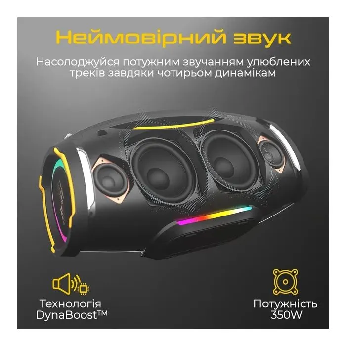 Акустическая система HiFuture BoomBeat Black (boombeat.black) изображение 3