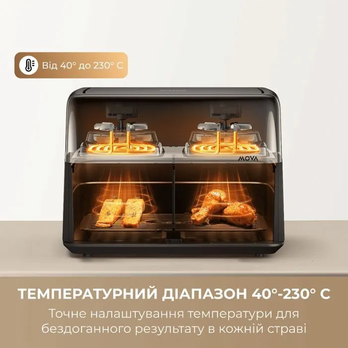 Мультипіч MOVA AeroChef FD20s Pro Black (AF-5518ATB-S) зображення 10