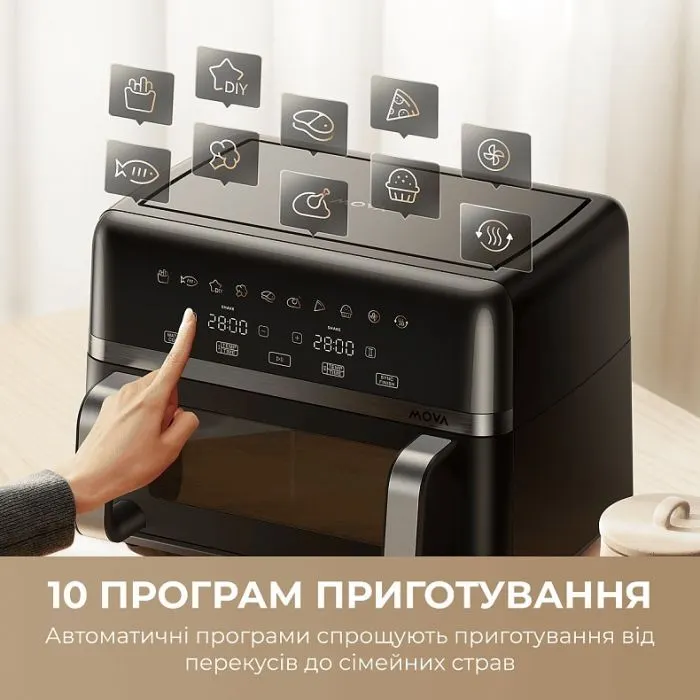 Мультипіч MOVA AeroChef FD20s Pro Black (AF-5518ATB-S) зображення 5
