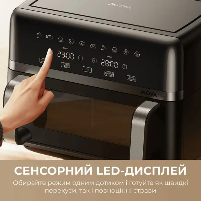 Мультипіч MOVA AeroChef FD20s Pro Black (AF-5518ATB-S) зображення 6