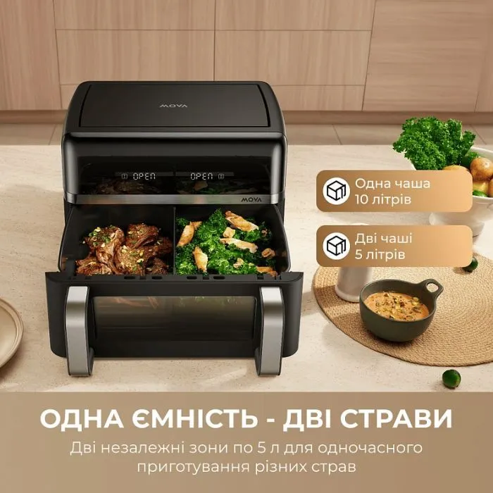 Мультипіч MOVA AeroChef FD20s Pro Black (AF-5518ATB-S) зображення 8