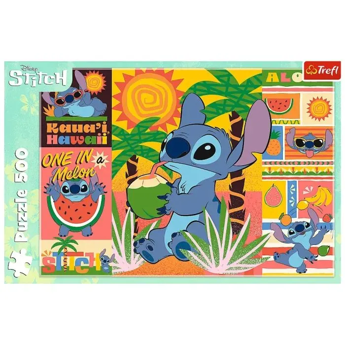 Пазл Trefl Lilo&Stitch Канікули зі Стічем 500 елементів (5900511374834) зображення 3