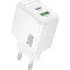 Зарядное устройство BOROFONE BAS45A 1xUSB-C PD30W + 1xUSB QC3.0 white (6941991113871) изображение 2