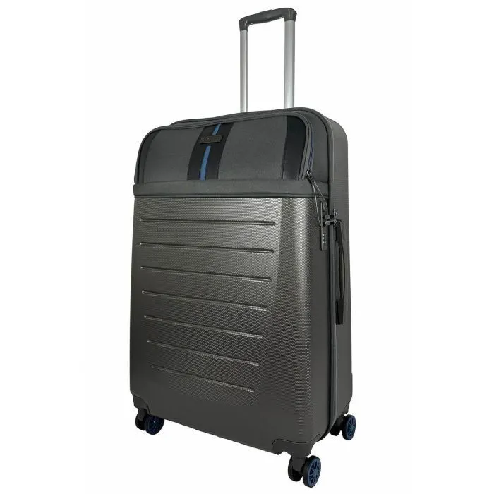 Чемодан Semi Line 28" (L) Dark Brown/Blue Line (T5736-3) (DAS303805)