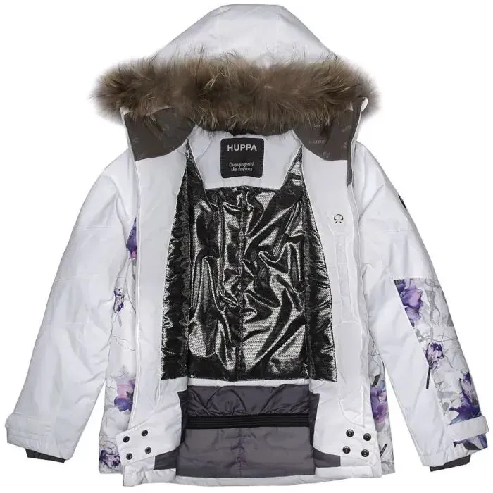 Куртка Huppa CELIA 18358030 белый с принтом/белый XL (4741468904740) изображение 5