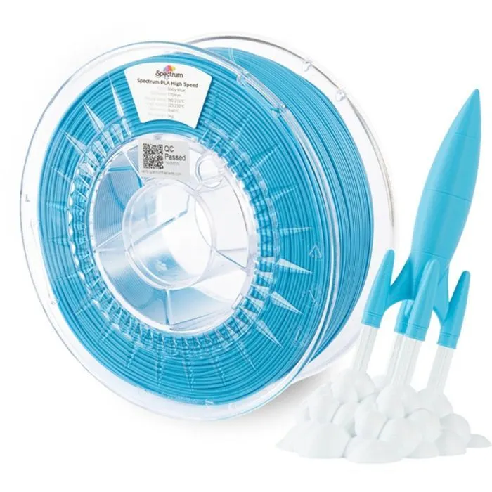 Пластик для 3D-принтера Spectrum PLA HS Premium 1.75mm 1kg Baby Blue (81062) изображение 3