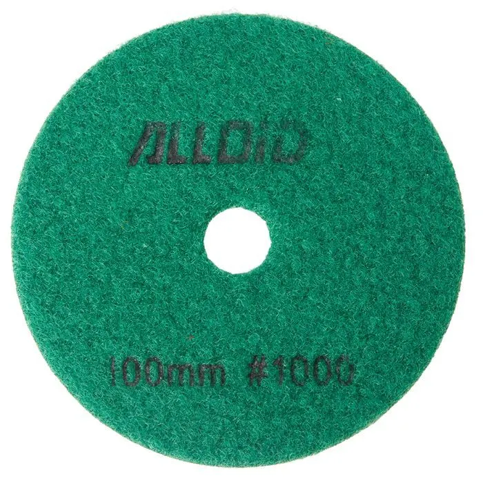 Круг зачистной Alloid Pro, алмазный, шлифовальный, на липучке, COMBS, 100мм, зерно 1000 (DD-63383)