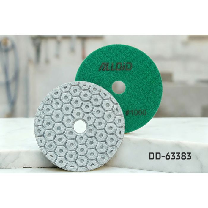 Круг зачистной Alloid Pro, алмазный, шлифовальный, на липучке, COMBS, 100мм, зерно 150 (DD-63379) изображение 5