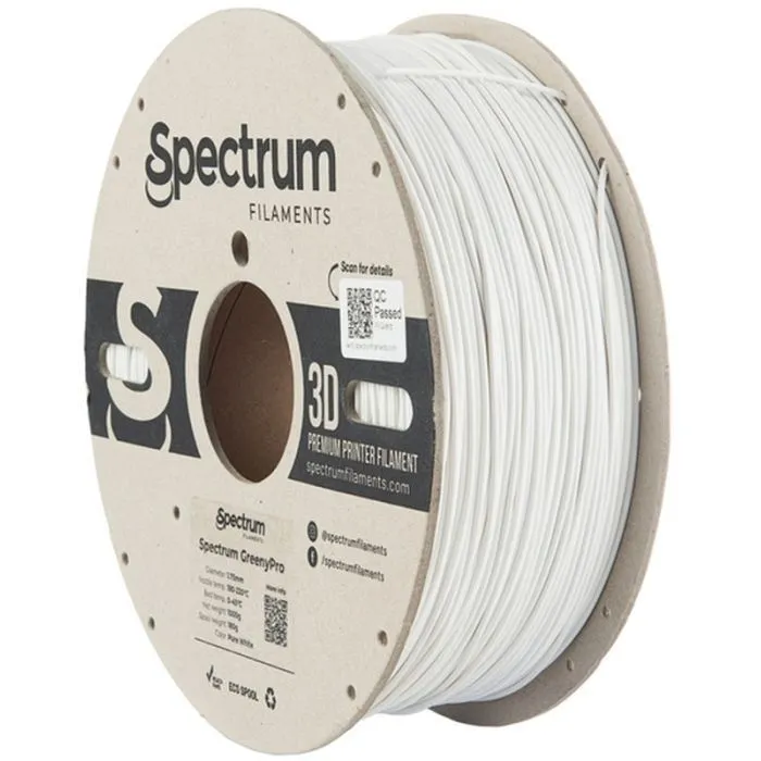Пластик для 3D-принтера Spectrum GreenyPro 1.75mm 1kg White, Pure (80900)