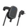Сетевой фильтр питания HOCO NS7 1 роз, 2 USB,USB-C, 20W, 1.1м, Black (NS7B) изображение 3