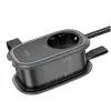 Сетевой фильтр питания HOCO NS7 1 роз, 2 USB,USB-C, 20W, 1.1м, Black (NS7B) изображение 5