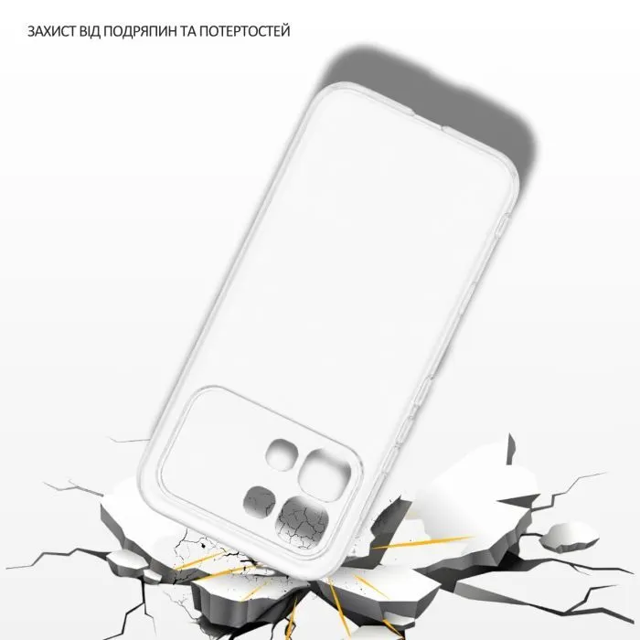 Чехол для мобильного телефона BeCover Silicone Infinix Note Edge (X6887) Transparent (716042) изображение 4