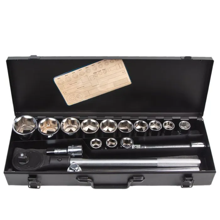 Набор торцевых головок Alloid 19-50мм, 3/4", 17шт. (НГ-6017М)