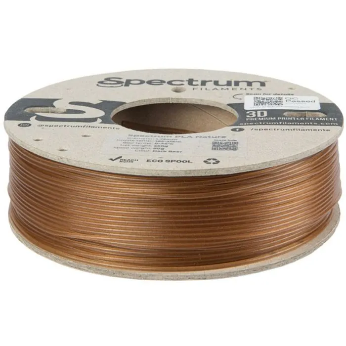 Пластик для 3D-принтера Spectrum PLA Nature 1.75mm 0.25kg Braun BEER, DARK (80988) изображение 2