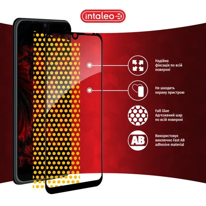 Скло захисне Intaleo Full Glue ZTE Blade A51 Black (1283126515613) зображення 7