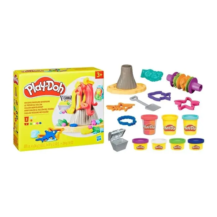 Набір для творчості Hasbro Play-Doh Вулканична пригода зі скарбами (F8789) зображення 5