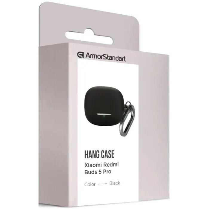 Чехол для наушников Armorstandart Hang Case For Xiaomi Buds 5 Pro Black (ARM84515) изображение 3