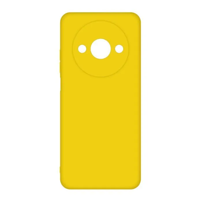 Чохол до мобільного телефона Intaleo Silicone Xiaomi Redmi A3 Yellow (1283126600937)