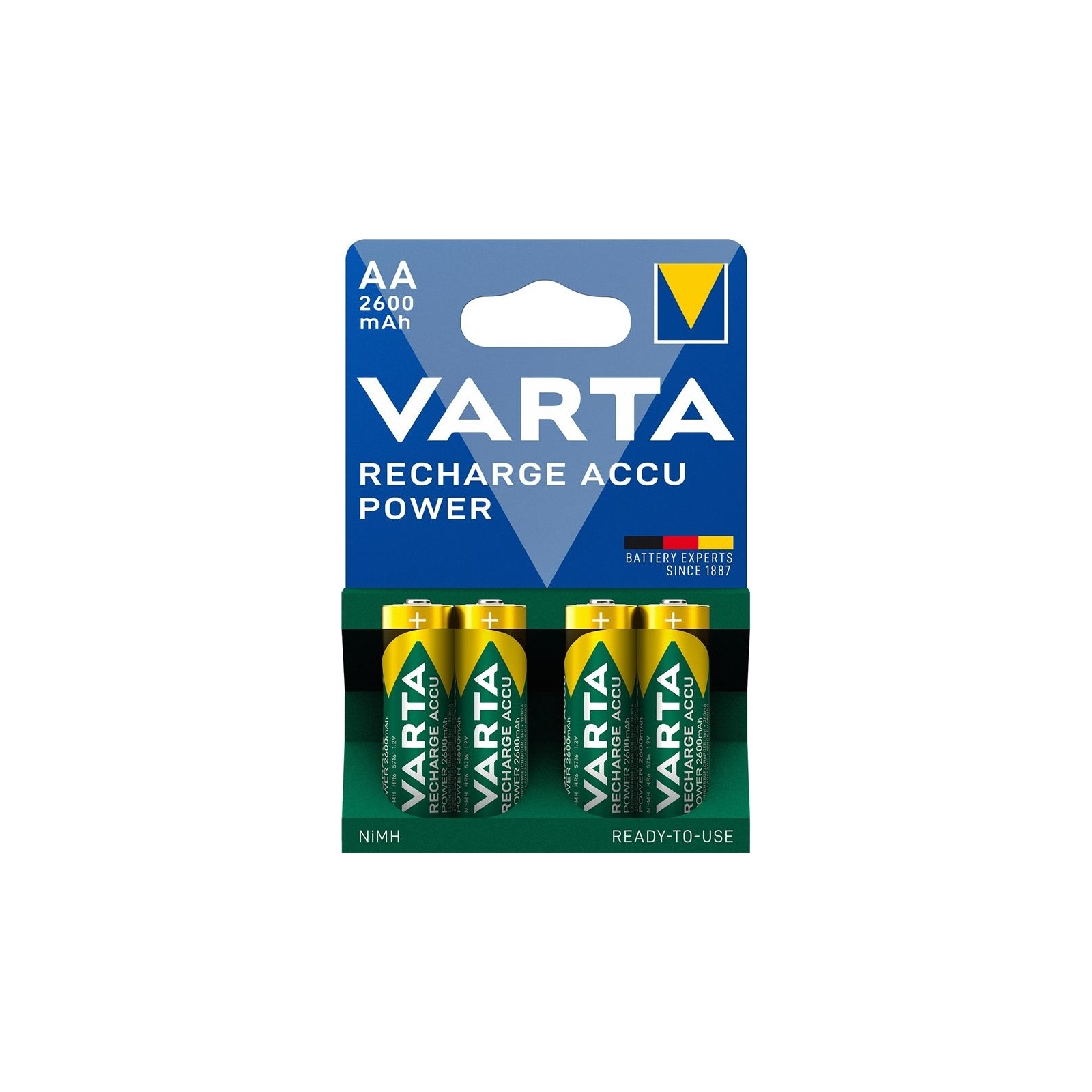 Аккумулятор Varta AA 2600mAh * 4 (05716101404)