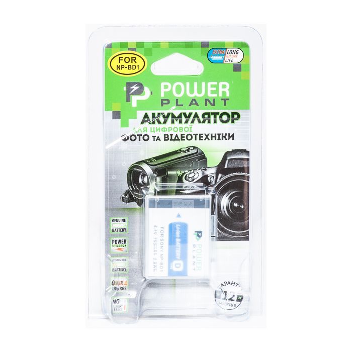 Аккумулятор к фото/видео PowerPlant Sony NP-BD1, NP-FD1 (DV00DV1204) изображение 3