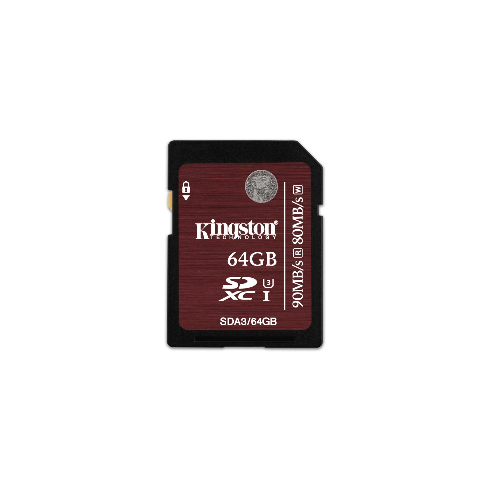 Карта памяти Kingston 64GB UHS-I Class3 (SDA3/64GB)
