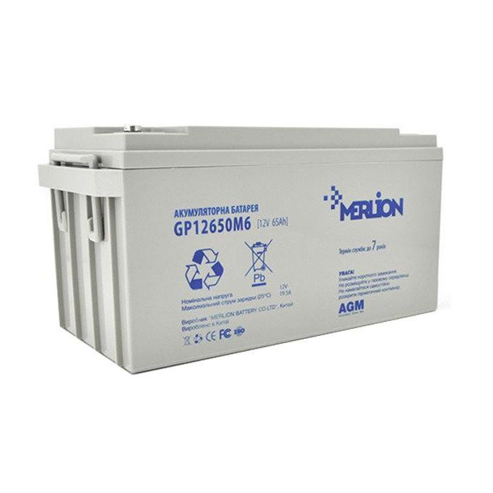 Батарея к ИБП Merlion RDC12-65, 12V-65Ah (GP12650M6)