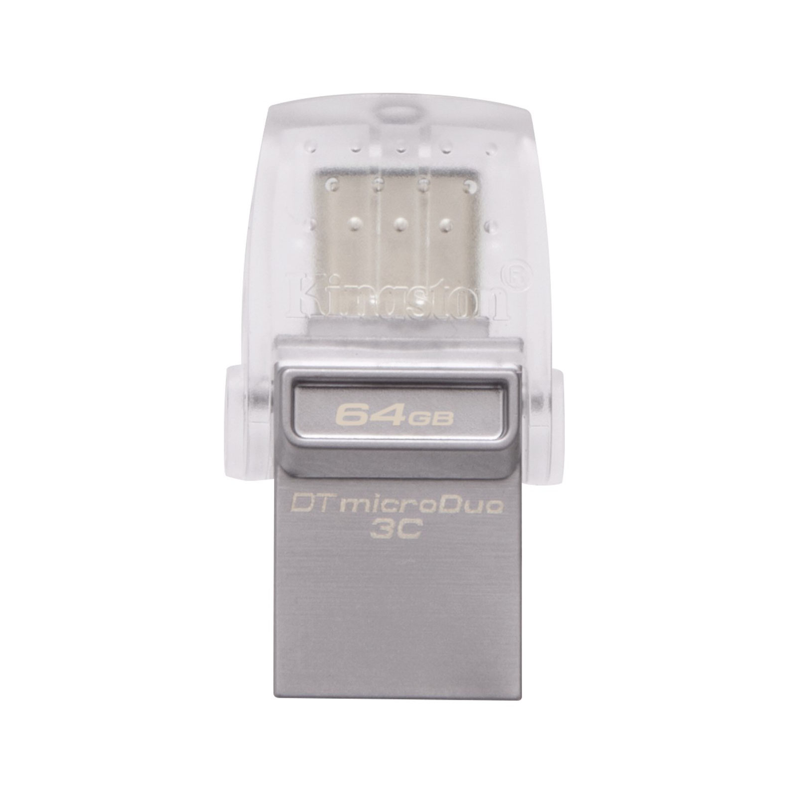 USB флеш накопитель Kingston 64GB DataTraveler microDuo 3C USB 3.1 (DTDUO3C/64GB)