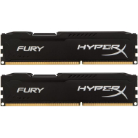Модуль памяти для компьютера DDR3 16GB (2x8GB) 1600 MHz LoFury Kingston Fury (ex.HyperX) (HX316LC10FBK2/16)