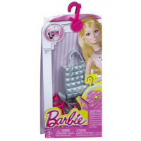 Аксессуар к кукле Barbie Серебристая сумка Гламур (CFX30-3) изображение 2