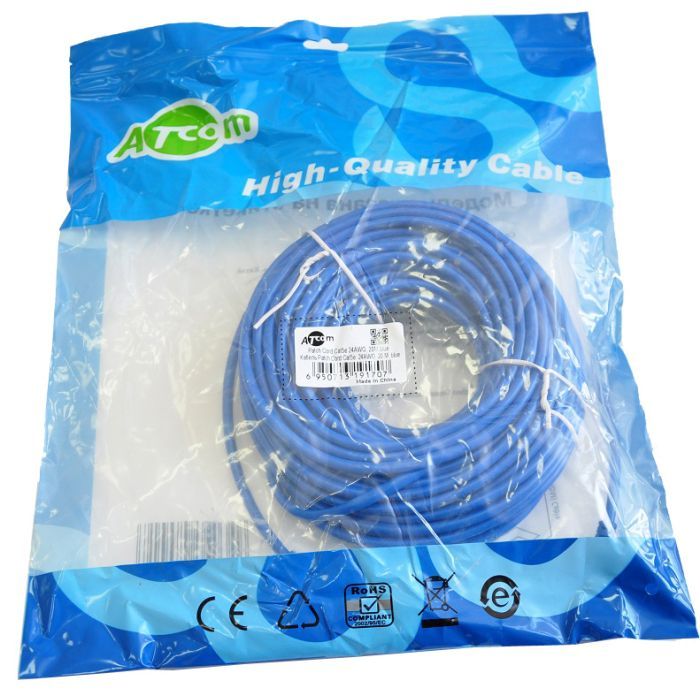 Патч-корд Atcom 20м RJ-45 CCA (9170)