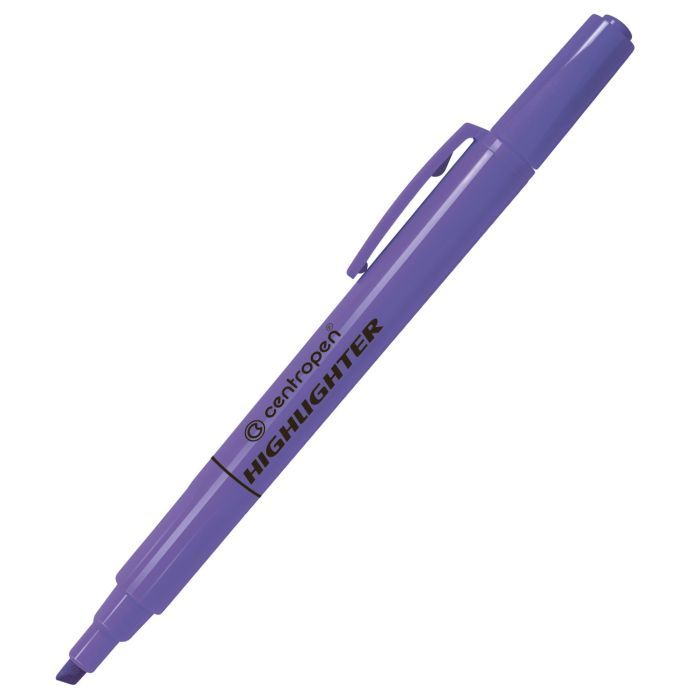Маркер Centropen Fax 8722 1-4 мм, chisel tip, pink (8722/09)