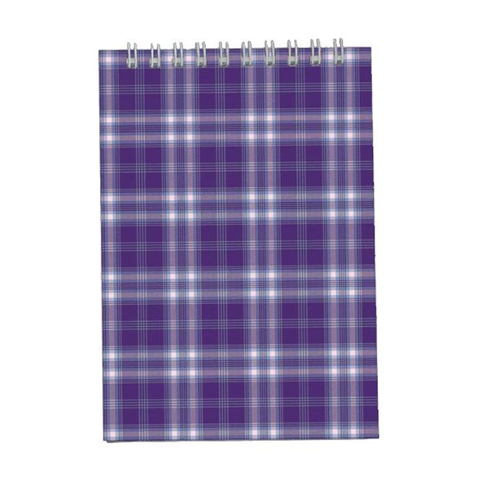 Блокнот Buromax spiral top, А6, 48sheets, square, violet (BM.2480-07)