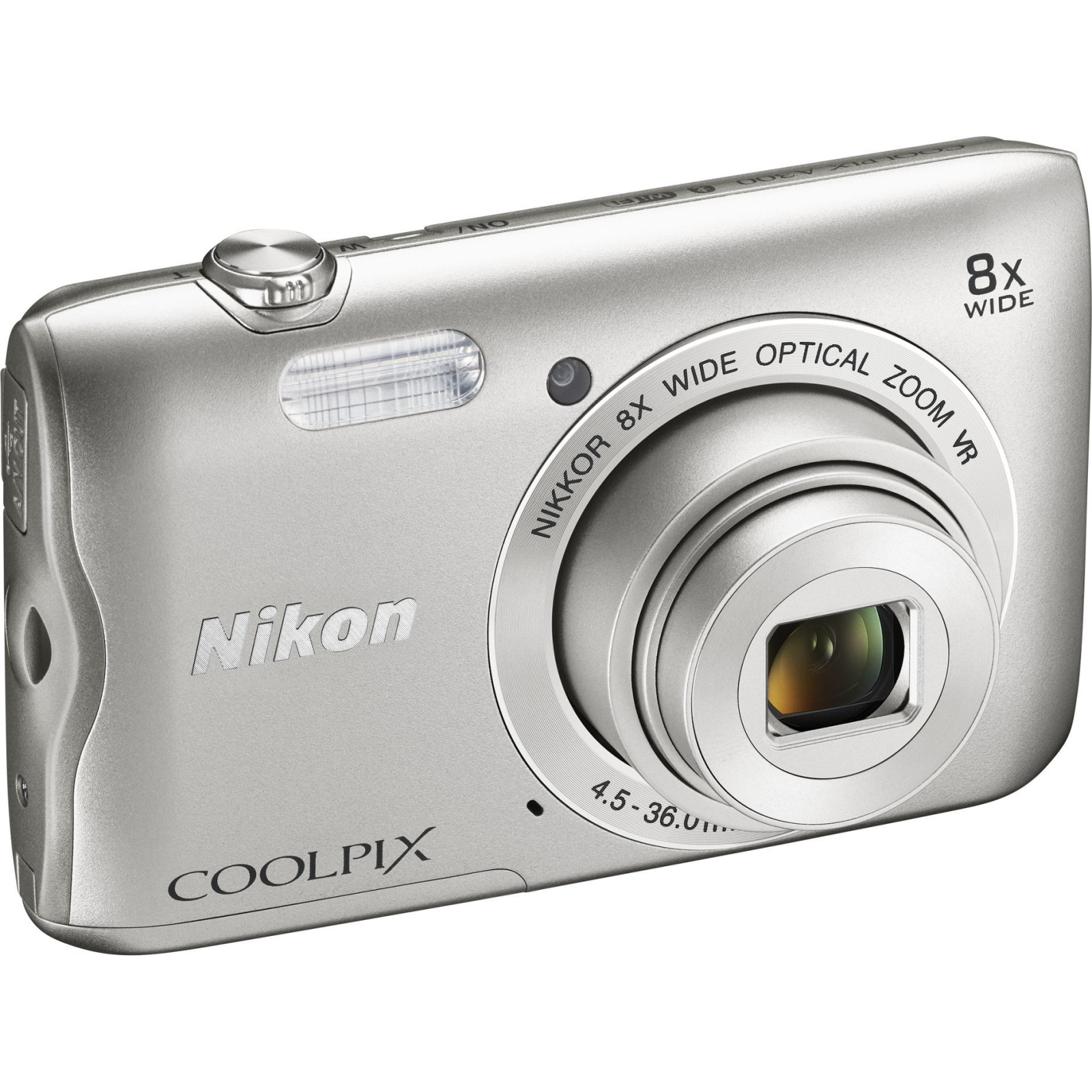 Цифровий фотоапарат Nikon Coolpix A300 Silver (VNA960E1) зображення 3
