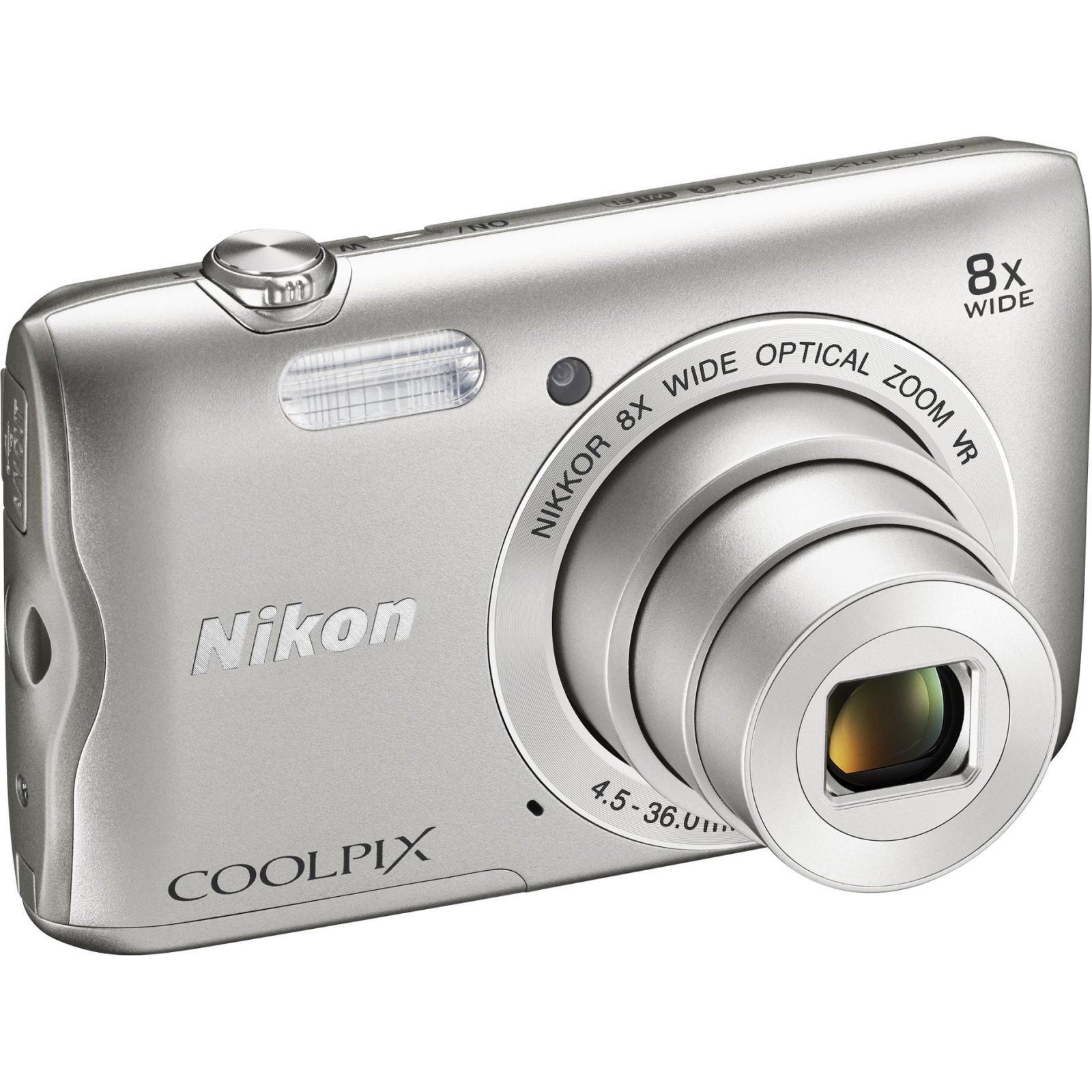 Цифровий фотоапарат Nikon Coolpix A300 Silver (VNA960E1) зображення 5