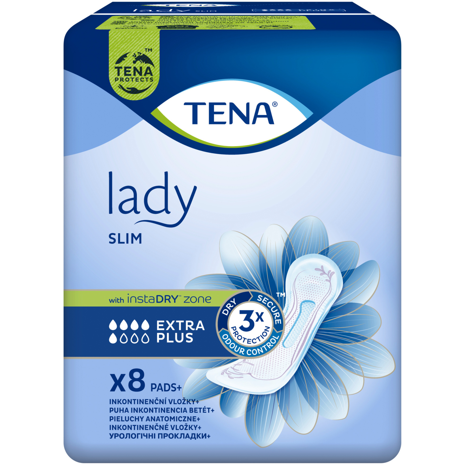 Урологические прокладки Tena Lady Slim Extra Plus 8 шт. (7322540592887/7322541451473) изображение 2