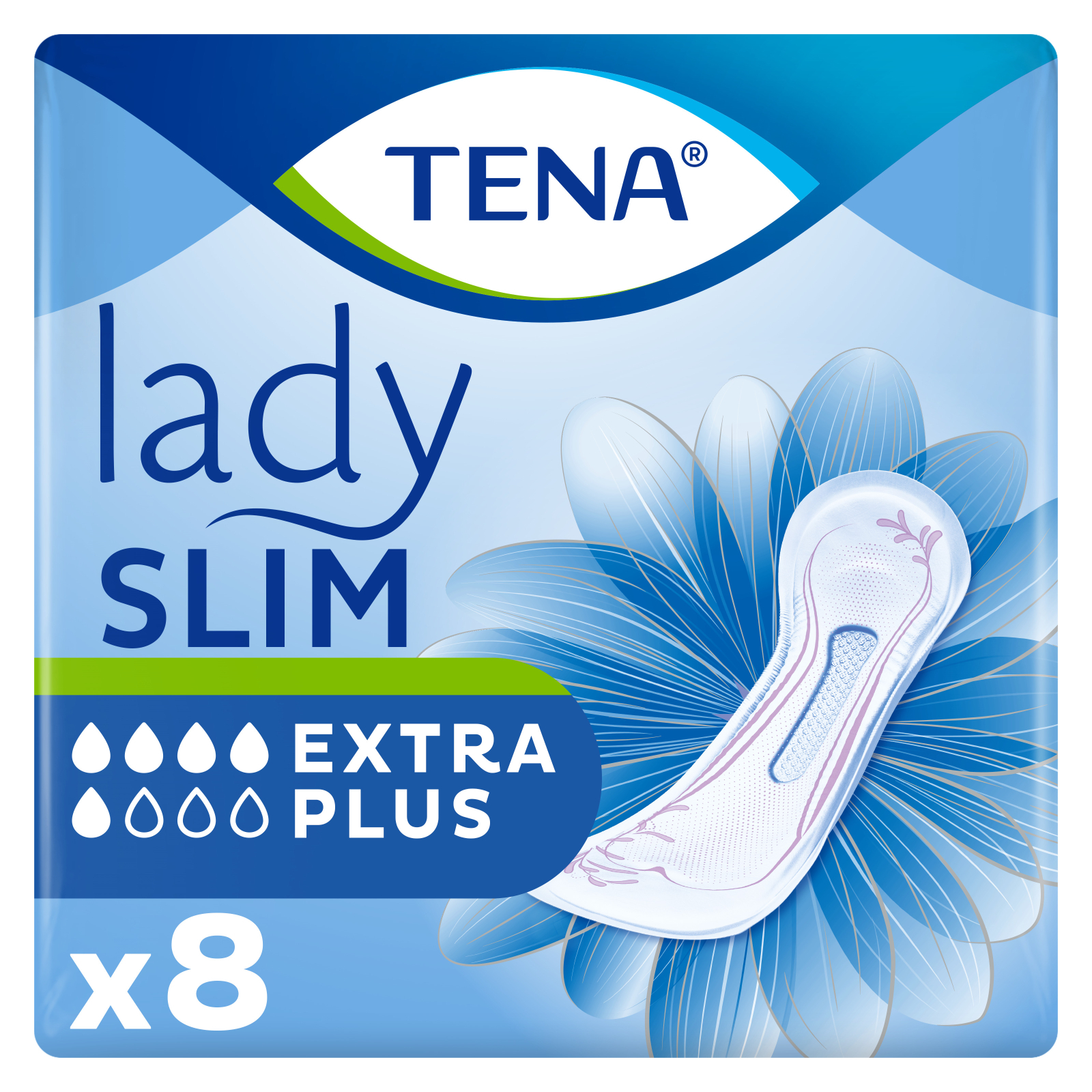 Урологічні прокладки Tena Lady Slim Extra Plus 8 шт. (7322540592887/7322541451473)