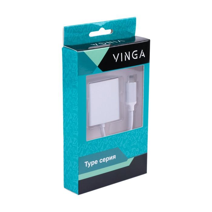 Перехідник Type-C Male to DVI 24+5 F 0.15m Vinga (USBCMDVI-01) зображення 2