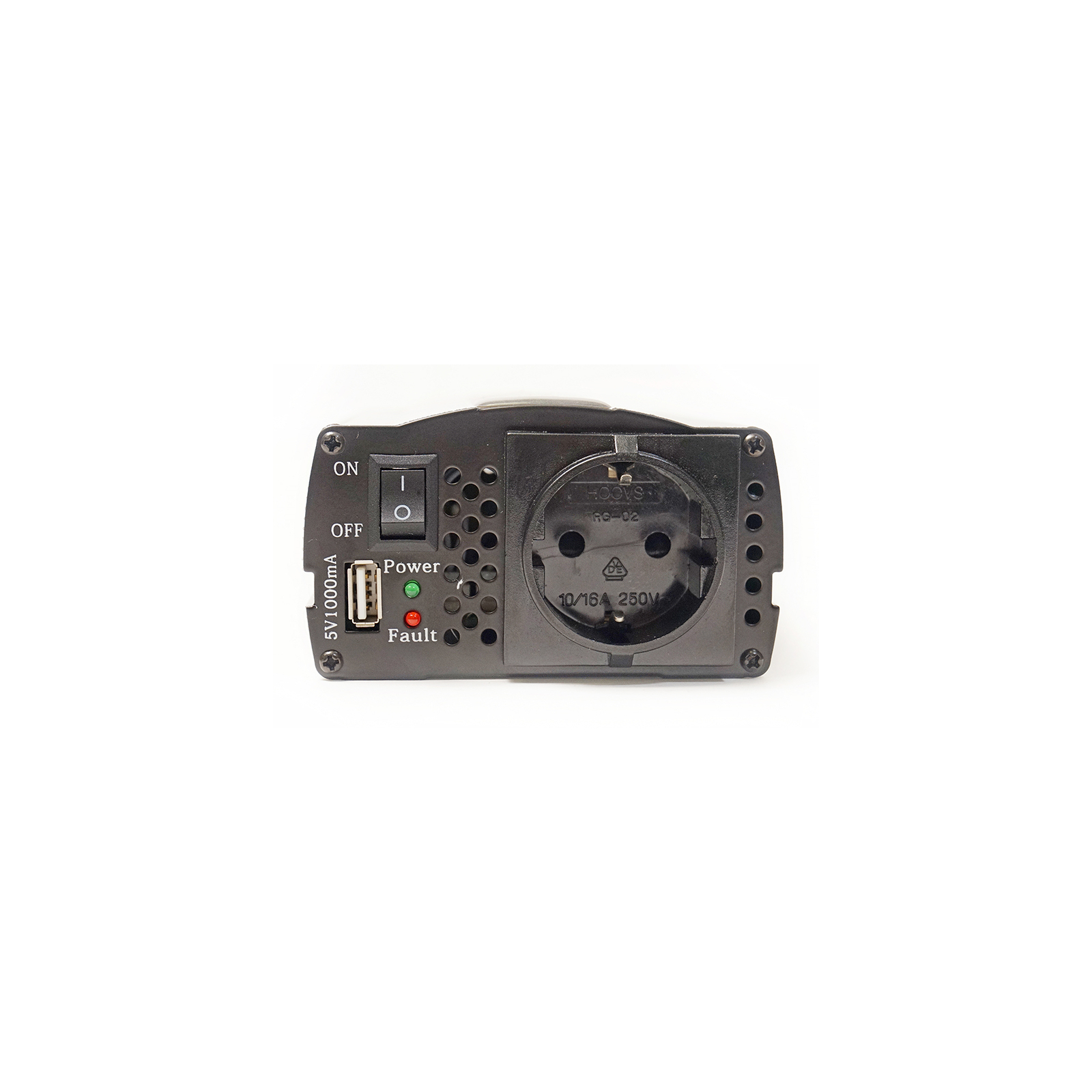 Автомобільний інвертор 12V/220V 300W, USB 5V 1A, HYM300-122 PowerPlant (KD00MS0001) зображення 3